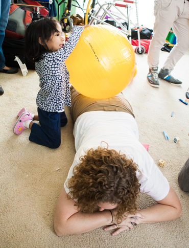 So smart, in fact, that she became a little OT right before our eyes!